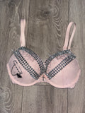 The Light Pink Swan 2 Spiked push up bra (with cross) (more sizes)