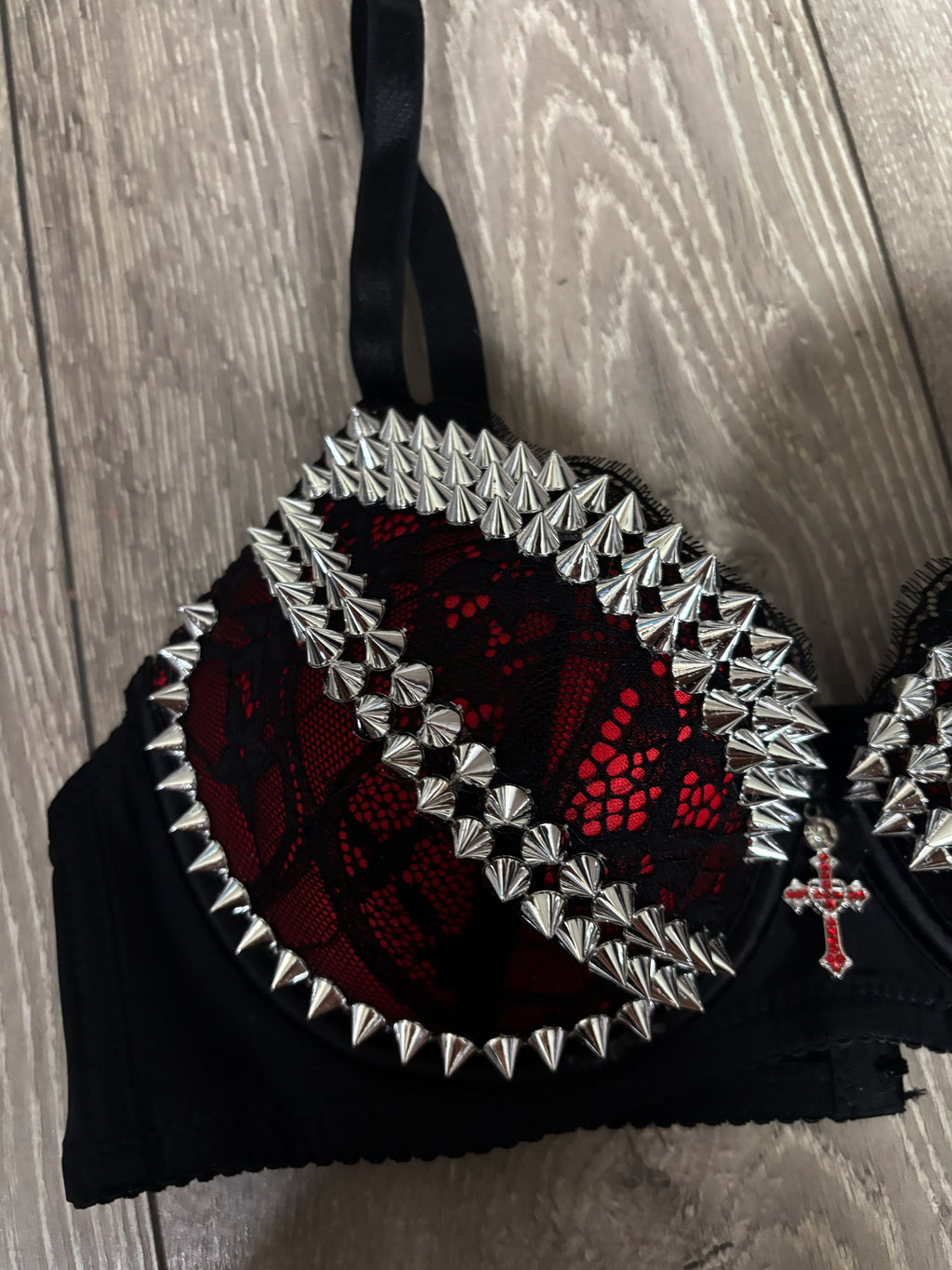 Blood Moon Relic (with cross) Spiked push up bra