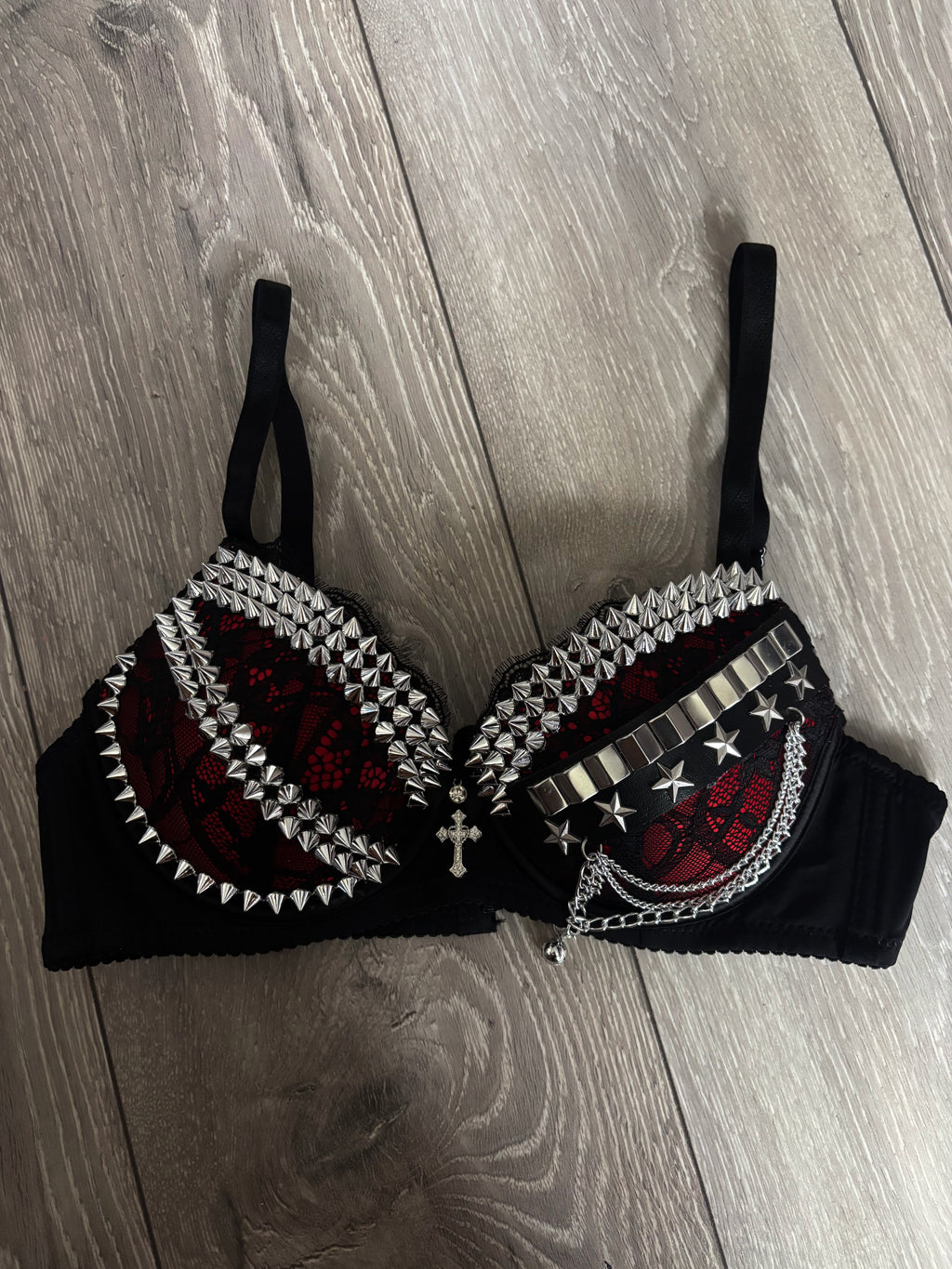 Blood Moon Relic (with cross) Spiked push up bra