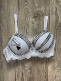The White Swan (with cross) Spiked push up bra