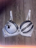 The White Swan (with cross) Spiked push up bra