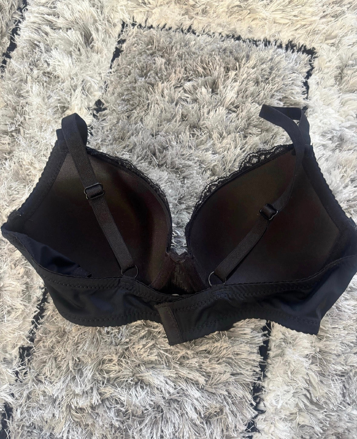 The Dark Blue Y2K Crossover  (no cross) (with stars) Spiked push up bra