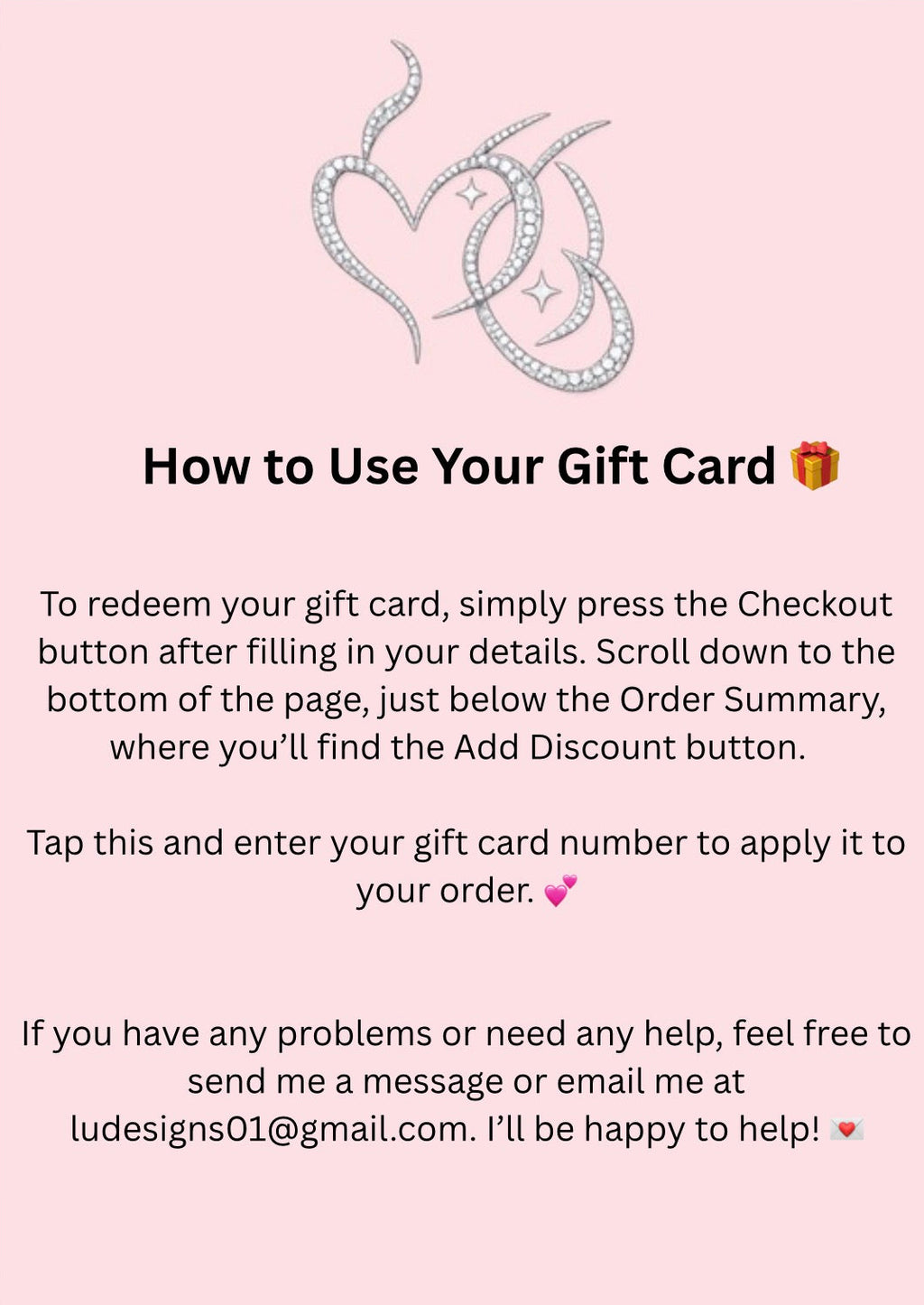 E Gift Card 🖤