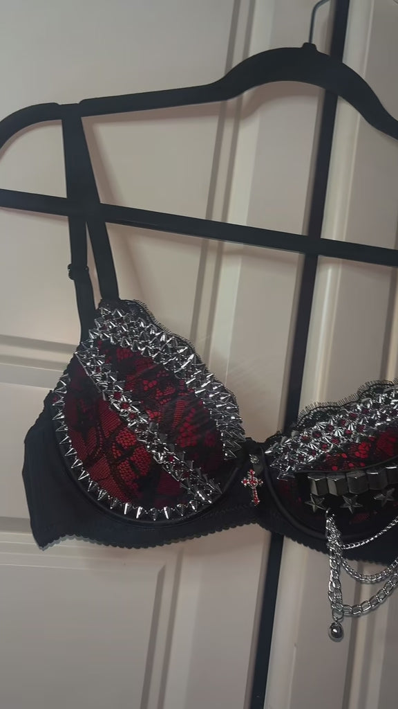 Blood Moon Relic (with cross) Spiked push up bra